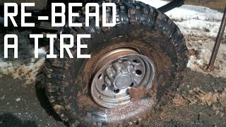 How to Re Bead a Tire  In the Field Vehicle Repair  Tactical Rifleman [upl. by Yarazed53]