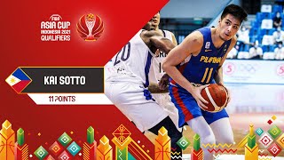 Kai Zachary Sotto scored 11 points vs Korea  Players Highlights [upl. by Nibroc452]