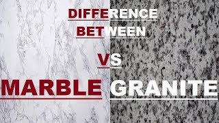 Difference Between Marble amp Granite Stone [upl. by Raddy]