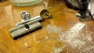 How to drill a cylinder lock  Yale euro or pin lock [upl. by Ssilb177]