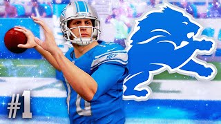 Madden 22 Detroit Lions Franchise Mode Ep 1  Starting the Rebuild [upl. by Elletnahc]