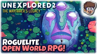 ROGUELITE OPEN WORLD RPG  Lets Try Unexplored 2 The Wayfarers Legacy [upl. by Lyrehs]