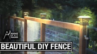 Easy Beautiful DIY Fence [upl. by Kylander72]