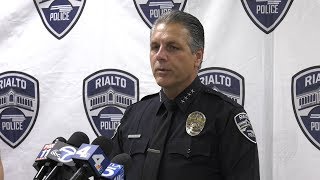 Rialto Police Department Press Conference 582018 [upl. by Llewoh]