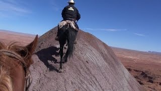 Monument Valley Land Of The Navajos Trail Ride with Missouri Fox Trotters [upl. by Aseek592]