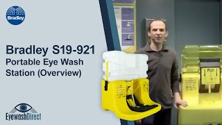 Bradley S19921  Portable Eye Wash Station  EyewashDirectcom [upl. by Fe]