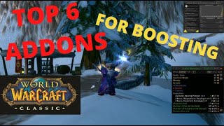 WoW Classic  Top 6 Addons for Mage Boosting [upl. by Ytsirhk]