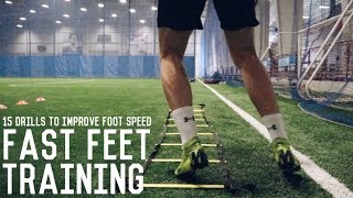 15 Fast Footwork Exercises  Increase Your Foot Speed With These Speed Ladder Drills [upl. by Douville]