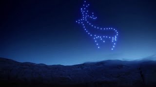 Breathtaking drone display illuminates Scottish skies [upl. by Moyra475]