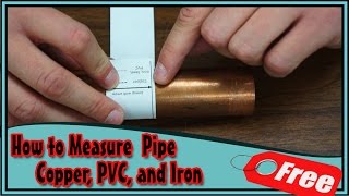 How to Measure Pipe Diameter Size Free Tool Download [upl. by Natalya]