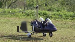 Autogyro Flying Short Field Take Off amp Landing [upl. by Iblok]