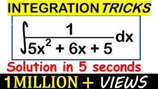 INTEGRATION SHORTCUT METHOD Trick to calculate Integrals for Quadratics [upl. by Kath233]