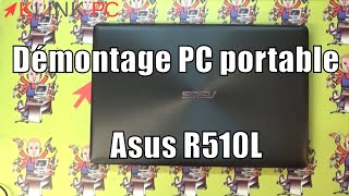 Comment démonter un PC portable Asus R510L [upl. by Keenan628]