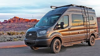 Ultimate 4x4 Ford Transit Camper Van Tour  Storyteller Overland MODE 4x4 [upl. by Cadman]