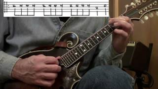 Mandolin Lesson quotCripple Creekquot Easy Version [upl. by Etnoj954]