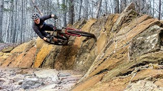 BEST TRAIL EVER Mountain Biking Fitzgerald Mountain in Springdale Arkansas [upl. by Toile307]