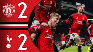 Man Utd 22 Tottenham  Highlights [upl. by Atterg272]