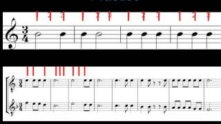 Rhythm Practice 34 Time Signature [upl. by Irihs441]