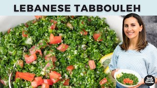 Lebanese Tabbouleh Salad  Great Ramadan Recipe [upl. by Schoening]