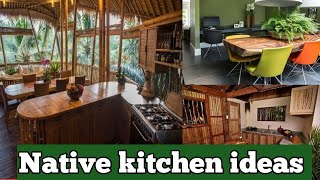 12 DESIGNS OF NATIVE KITCHEN AND DINING MODERN bahay kubo kitchen and dining ideas [upl. by Rye]