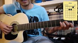 COMO TOCAR NUESTRO JURAMENTO DE JULIO JARAMILLO EN GUITARRA  TUTORIAL [upl. by Lesoj]