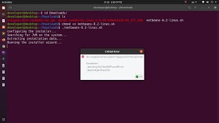 How to fix An unexpected exception java lang NoClassDefFoundError netbeans ide 82  Ubuntu 2004 [upl. by Melicent]