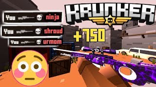 Krunkerio INSANE KILLSTREAK amp funny moments [upl. by Hpeseoj]