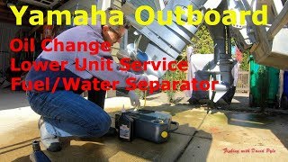 Step by step Yamaha Outboard Annual Service [upl. by Nnylyar]