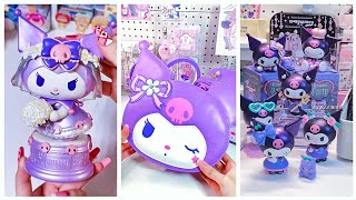 Kuromi Theme Unboxing 💜Sanrio Stationery haul cindyasmr [upl. by Cynthy]