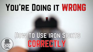 How to use Iron Sights efficiently  Tim Herron Interview [upl. by Ativ12]