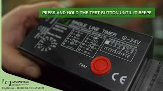 Groeneveld SingleLine  Bleeding the system [upl. by Reuben]