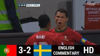 Portugal vs Sweden 32 World Cup 2014 PlayOff  All Goals amp Extended Highlights 19112013 HD [upl. by Schmitz]