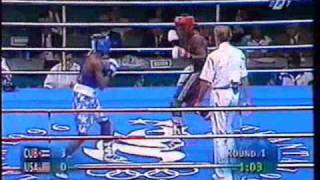 Floyd Mayweather Jr USA vs Lorenzo Aragon CUBA Pt1\2 [upl. by Emiline713]