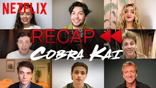 Get Ready for Cobra Kai Season 3 Official Cast Recap of Season 1 amp 2  Netflix [upl. by Furnary]