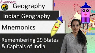 Remembering 29 States and Capitals of India Mnemonics Most Important [upl. by Ris183]