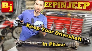 How To Phase a Driveshaft [upl. by Ahseekal]