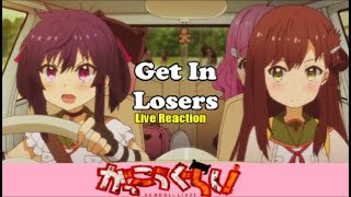 Gakkou Gurashi Episode 4 Live Reaction [upl. by Aihtela]