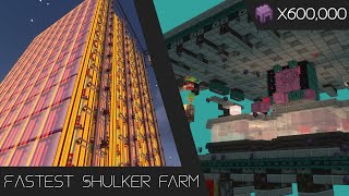 Engineering Minecrafts Fastest Shulker Farm [upl. by Enrobyalc810]