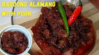 Ginisang Bagoong Alamang with Pork  Easy Shrimp Paste Recipe [upl. by Herbst]