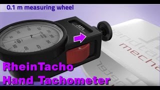 RheinTacho Mechanical Precision Hand Tachometer [upl. by Oreste108]