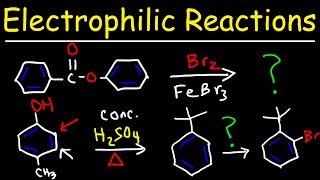 Electrophilic Aromatic Substitution Reactions Made Easy [upl. by Elpmid707]