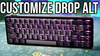 How To CUSTOMIZE Drop Alt Keyboard LIGHTS And REMAP KEYS [upl. by Bow]