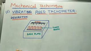 Vibrating Reed Tachometer [upl. by Apthorp]