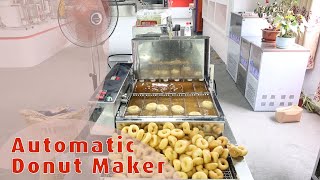 Automatic Donut Maker Machine  Donuts Frying Molding Machine [upl. by Auoy808]