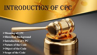 Introduction of Code of Civil Procedure 1908  CPC  Law Guru [upl. by Paolina]