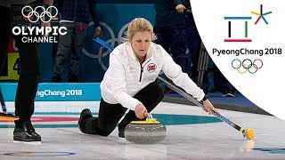 Norways Surprising Curling Victory over Canada  Day 1  Winter Olympics 2018  PyeongChang [upl. by Radburn]