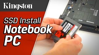 How to Install SSD in Notebooks  Kingston Technology [upl. by Annuahs]