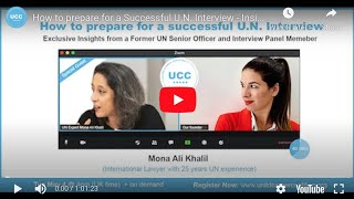 How to prepare for a Successful UN Interview  Insights by a UN Senior Officer amp Panel Member [upl. by Salem]