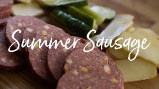 Venison Summer Sausage Recipe [upl. by Dleifyar]