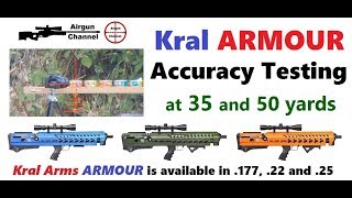 Kral ARMOUR Review Accuracy Testing Bullpup PCP Air Rifle [upl. by Tenenbaum]